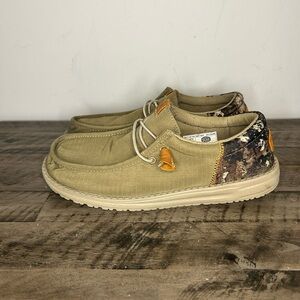 Hey Dude Wally Funk True Timber Slip Ons